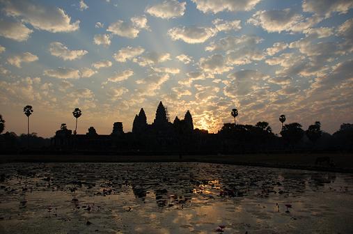Sonnenaufgang Angkor Wat
