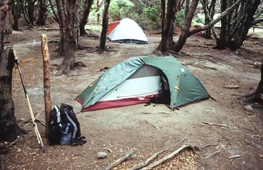 Zelten in Patagonien