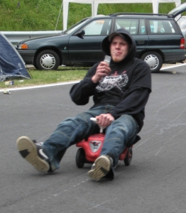 Bobbycarrennen am Ring