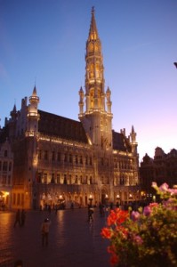 Abendstimmung in Brüssel