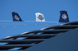 Flaggen der MSC im Wind