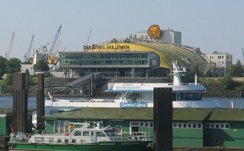 Hamburg, Germany: Musicaltheater Hamburg (im Hamburger Hafen) {{GFDL}} Photographed by Andreas Praefcke, 2003