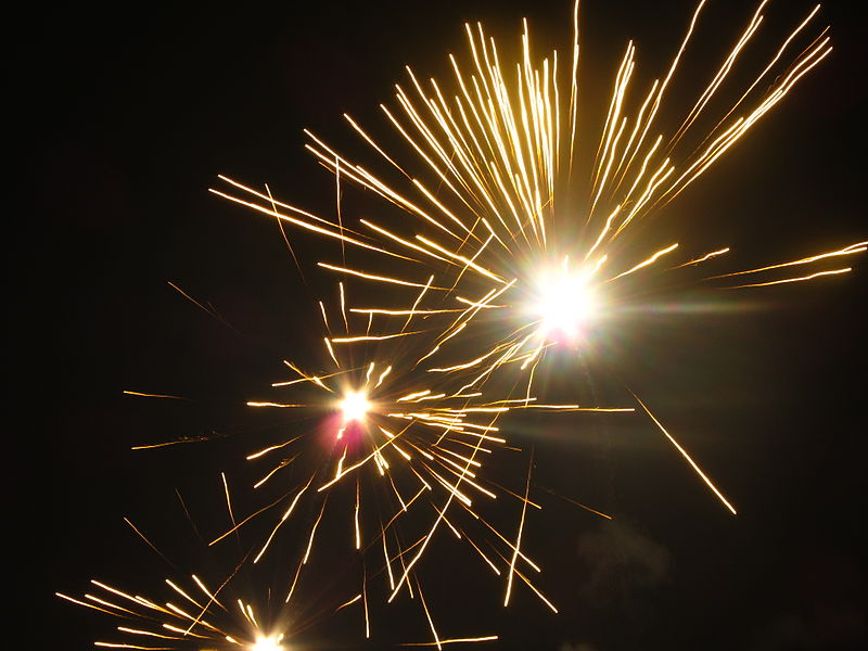 Fuochi d'artificio per capodanno 2012 a Padova